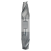 3/64" Diameter 2 Flute 3/32" Cut 1-1/2" Length 1/8" Round Shank Double End Square TiALN