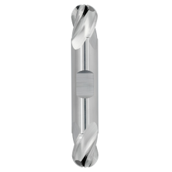 7/64" Diameter 4 Flute 7/32" Cut 1-1/2" Length 1/8" Round Shank Double End Ball Nose Uncoated