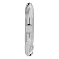 7/32" Diameter 2 Flute 3/8" Cut 2-1/2" Length 1/4" Round Shank Double End Ball Nose Uncoated
