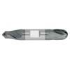 5/32" Diameter 2 Flute 5/16" Cut 2" Length 3/16" Round Shank Double End Ball Nose TiALN