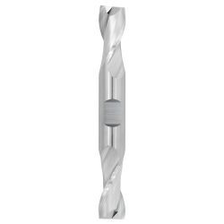 5/32" Diameter 2 Flute 7/16" Cut 3-1/8" Length 3/16" Round Shank Double End Square Uncoated