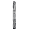 5/32" Diameter 2 Flute 7/16" Cut 3-1/8" Length 3/16" Round Shank Double End Square TiALN