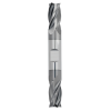 5/32" Diameter 4 Flute 7/16" Cut 3-1/8" Length 3/16" Round Shank Double End Square TiALN