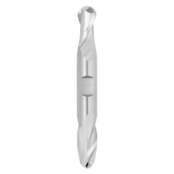 5/32" Diameter 2 Flute 7/16" Cut 3-1/8" Length 3/16" Round Shank Double End Ball Nose Uncoated