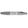 5/32" Diameter 2 Flute 7/16" Cut 3-1/8" Length 3/16" Round Shank Double End Ball Nose TiALN