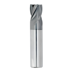 1/4" Diameter 4 Flute 3/8" Cut 2" Length 1/4" Round Shank Single End Square ALL4