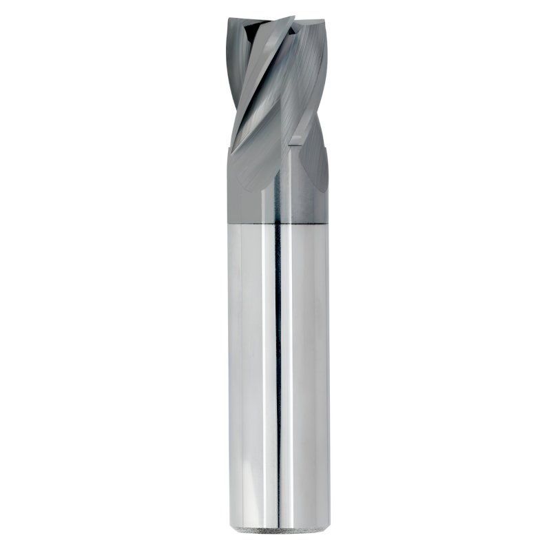 1/4" Diameter 5 Flute 3/8" Cut 2" Length 1/4" Round Shank Single End 0.030 Corner Radius HTAS ALL4