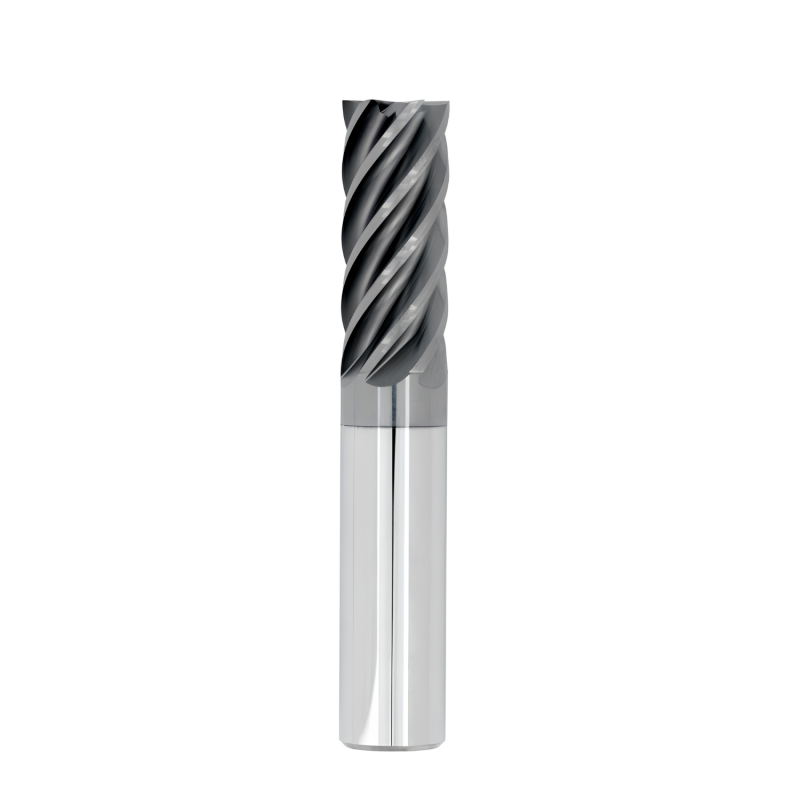 1/4" Diameter 6 Flute 3/8" Cut 2" Length 1/4" Round Shank Single End 0.015 Corner Radius HTAS ALL4