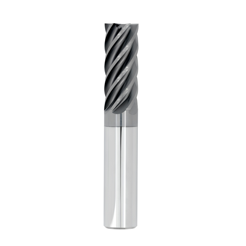 1/4" Diameter 7 Flute 3/8" Cut 2" Length 1/4" Round Shank Single End 0.060 Corner Radius HTAS ALL4