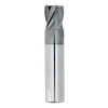 1/4" Diameter 5 Flute 3/8" Cut 2" Length 1/4" Round Shank Single End Square Chipbreaker HTAS ALL4