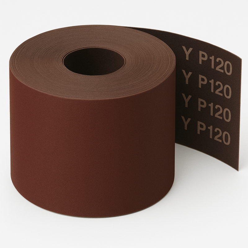 Roll 4" Wide x 50 Yards Long Cloth Backed Aluminum Oxide Y Weight 180 Grit
