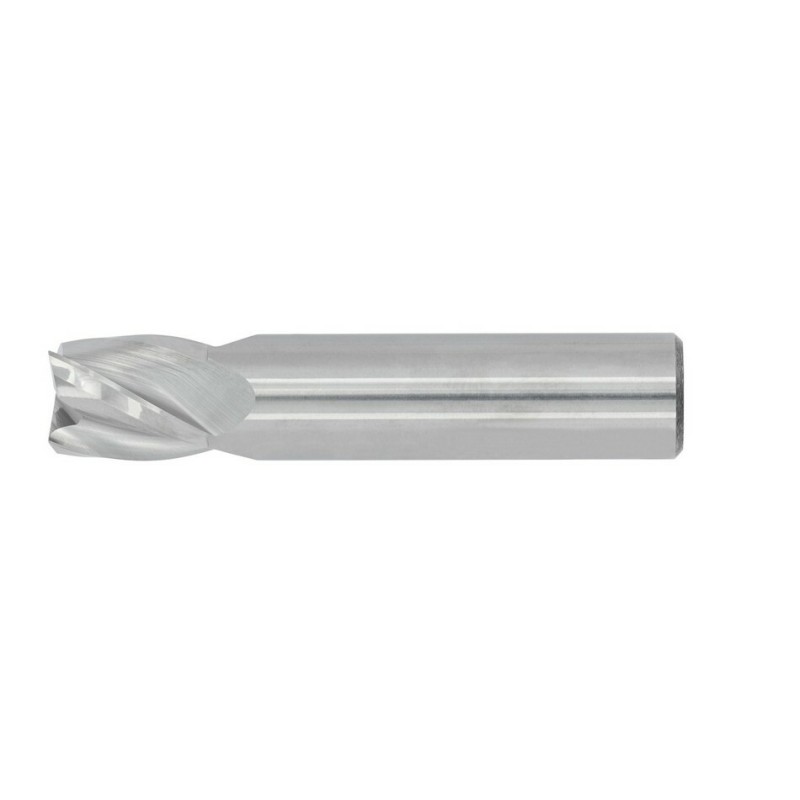 7/32" Diameter 4 Flute 7/16" Cut 2" Length 1/4" Round Shank Single End Square Uncoated