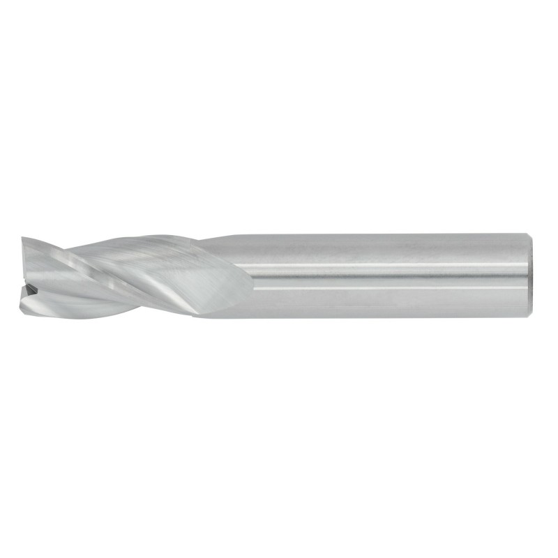 1/8" Diameter 3 Flute 1/2" Cut 1-1/2" Length 1/8" Round Shank Single End Square Uncoated