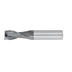 5/16" Diameter 2 Flute 7/8" Cut 2-1/2" Length 5/16" Round Shank Single End Square TiALN