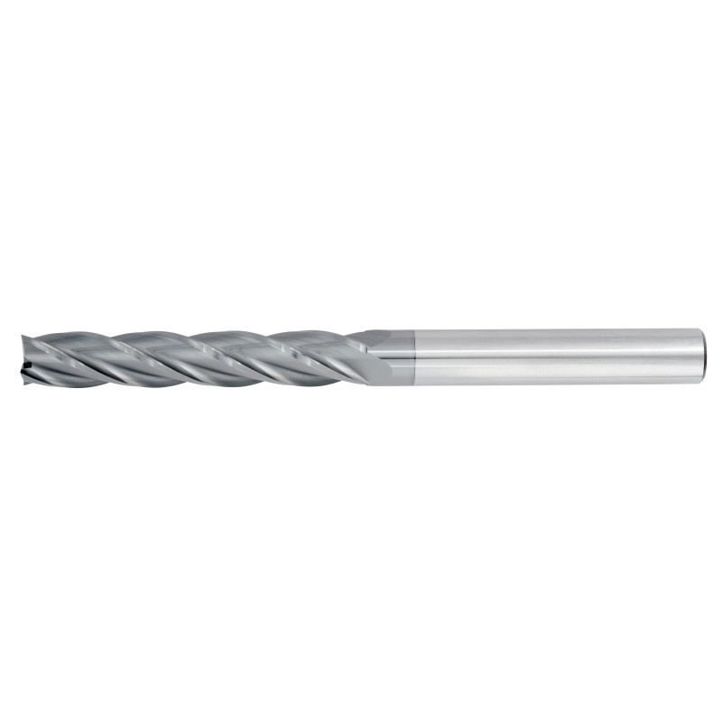 1" Diameter 4 Flute 3-1/4" Cut 6" Length 1" Round Shank Single End 0.015 Corner Radius ALL4
