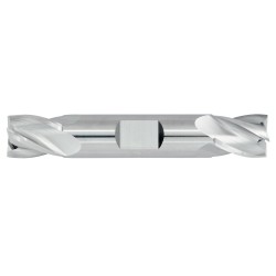 7/64" Diameter 4 Flute 7/32" Cut 1-1/2" Length 1/8" Round Shank Double End Square Uncoated