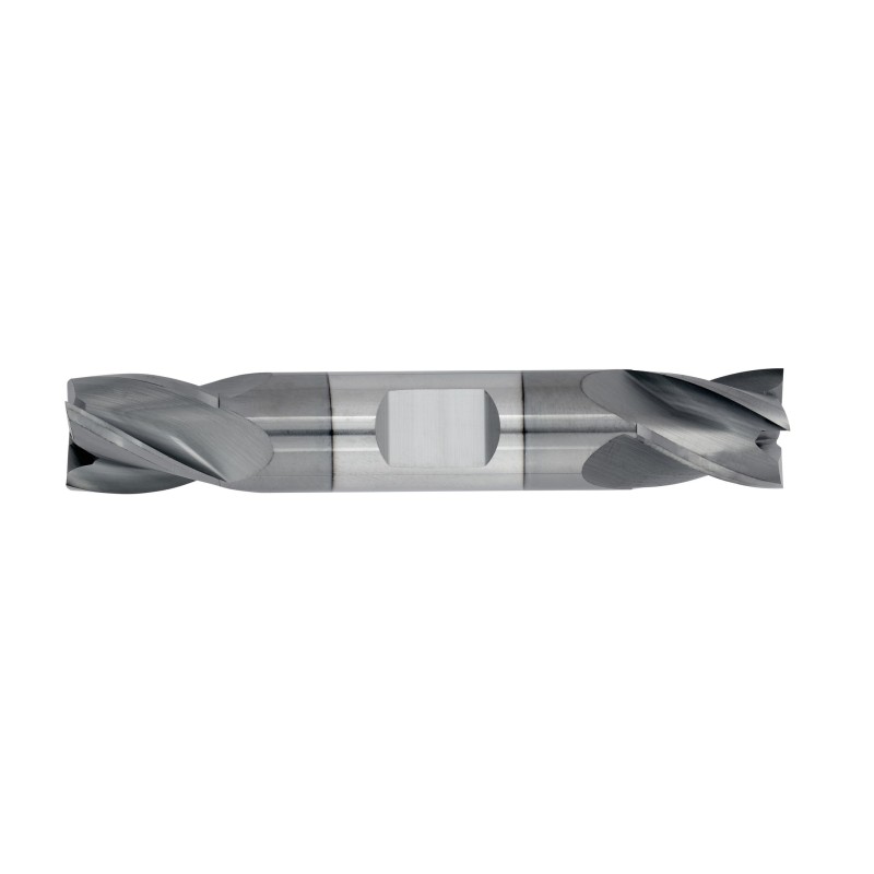 9/32" Diameter 4 Flute 1/2" Cut 2-1/2" Length 5/16" Weldon Shank Double End Square TiALN