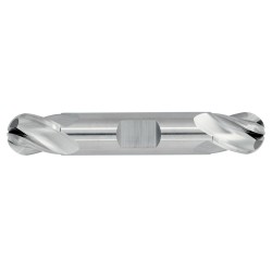 7/64" Diameter 4 Flute 7/32" Cut 1-1/2" Length 1/8" Round Shank Double End Ball Nose Uncoated