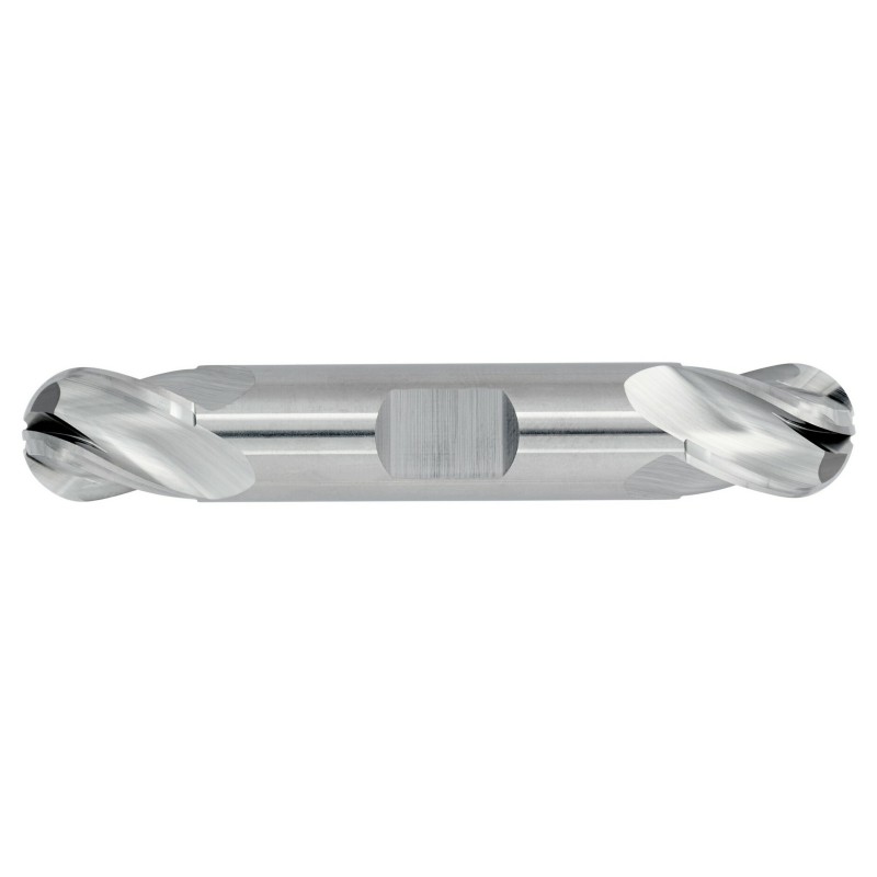 3/8" Diameter 4 Flute 9/16" Cut 2-1/2" Length 3/8" Weldon Shank Double End Ball Nose Uncoated