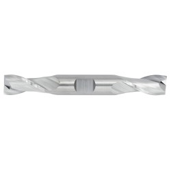 9/16" Diameter 2 Flute 1-1/4" Cut 5" Length 5/8" Weldon Shank Double End Square Uncoated