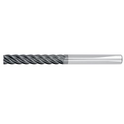 1" Diameter 5 Flute 3" Cut 6" Length 1" Round Shank Single End .030 Corner Radius TiALN 