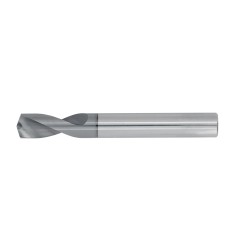 5/8" Diameter 2 Flute 1" Cut 4" Length 5/8" Shank 145DEG TiALN Carbide Spot Drill