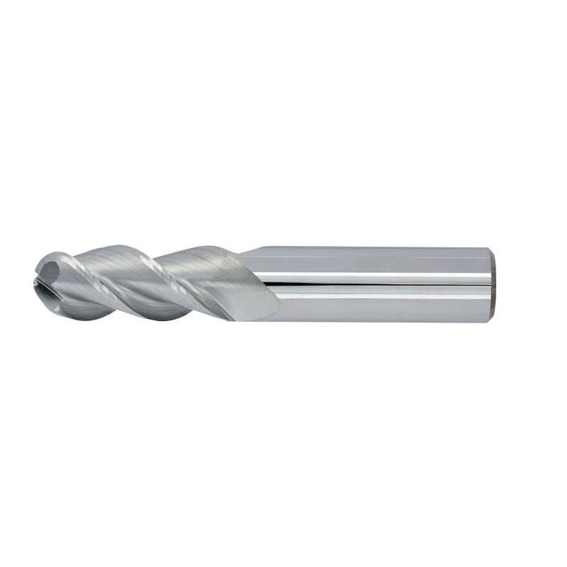 1" Diameter 3 Flute 1-1/2" Cut 4" Length 1" Round Shank 36DEG Helix Single End Square Uncoated