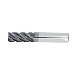 1" Diameter 5 Flute 1-1/2" Cut 4" Length 1" Round Shank .030 Corner Radius HEM