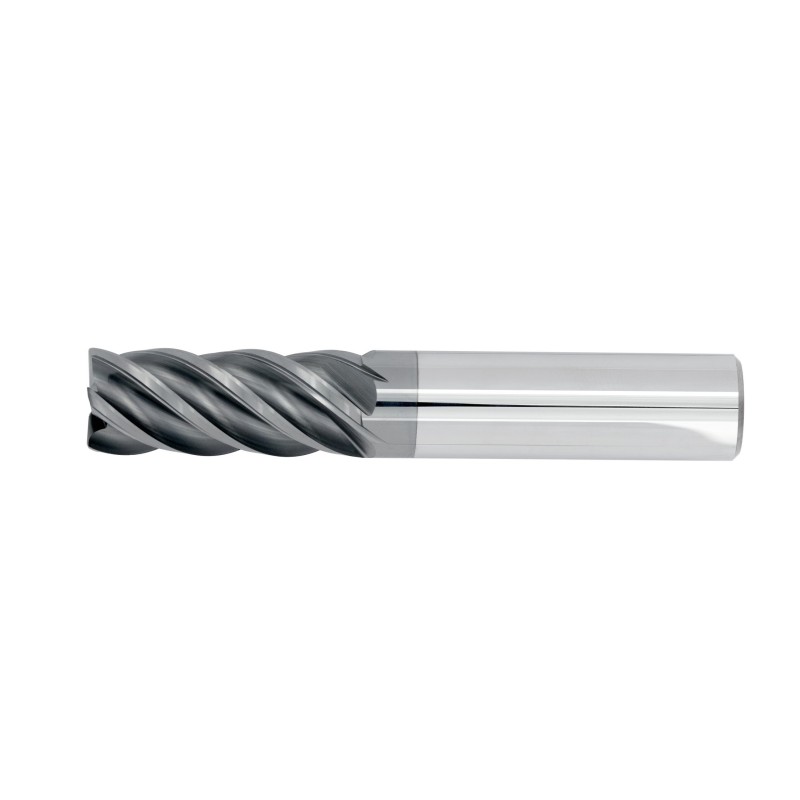 3/8" Diameter 5 Flute 1-1/4" Cut 3" Length 3/8" Round Shank .015 Corner Radius HEM