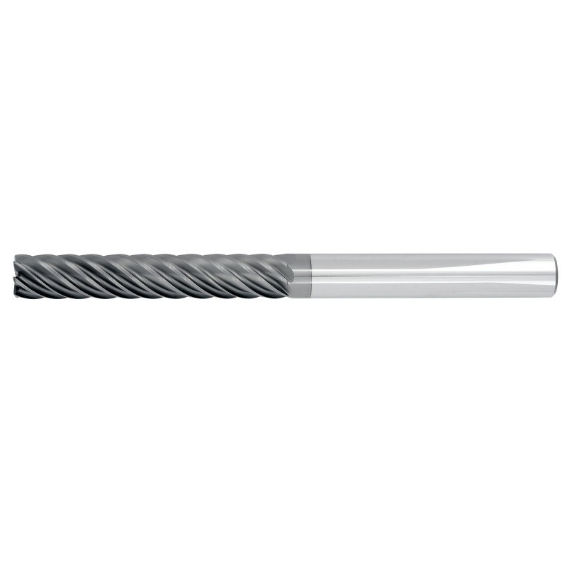 5/8" Diameter 4 Flute 3-1/4" Cut 6" Length 5/8" Round Shank .030 Corner Radius HEM
