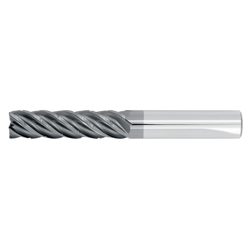 5/8" Diameter 5 Flute 2-1/2" Cut 5" Length 5/8" Round Shank Square HEM Chip Breaker