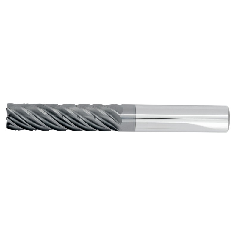 5/8" Diameter 7 Flute 2-5/8" Cut 5" Length 5/8" Round Shank Square HEM Chip Breaker