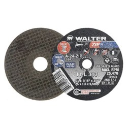 Cut Off Wheel Type 1 (Flat) 3" X 1/32" X 3/8 A-60-ZIP Walter 11L303