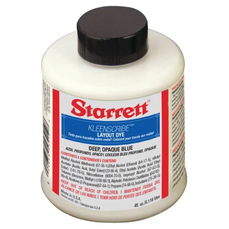 Starrett 1610-4 Layout Dye Blue 4oz