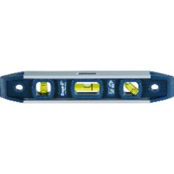 Model 581–9–9″ Length–3 Vials (1 Plumb, 1 Level, 1 45°) - Top Reading - Magnetic Toolbox Level