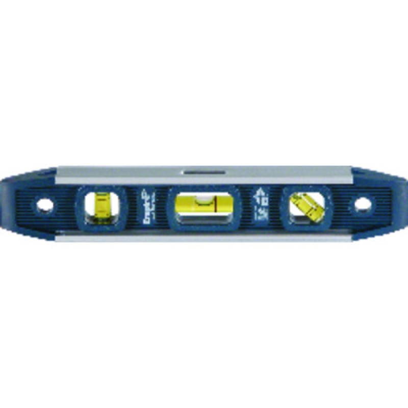 Model 581–9–9″ Length–3 Vials (1 Plumb, 1 Level, 1 45°) - Top Reading - Magnetic Toolbox Level