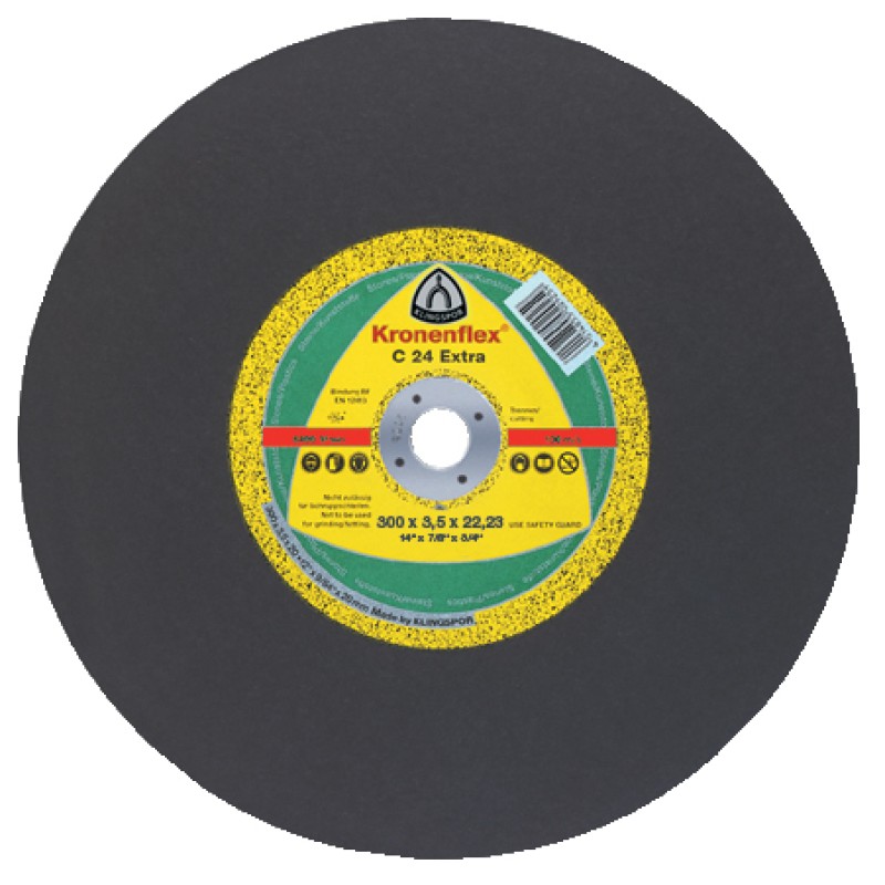 Cut Off Wheel 12" X 1/8(3.5mm) X 20mm C24EX for Masonry For Stone and Concrete Klingspor 288223