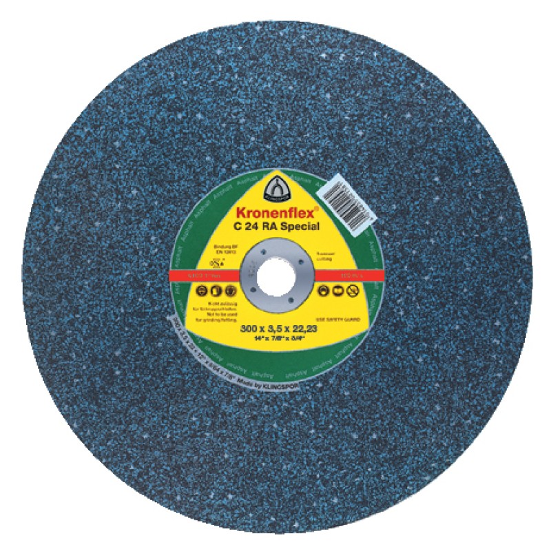 Cut Off Wheel 14" X 5/32(4mm) X 20mm C24RA for Asphalt and Concrete Klingspor 288252
