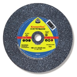 Grinding Disc Type 27 (Depressed Center) 9" x 1/4" (6mm) x 7/8" A24TZ for Castings Klingspor 163501