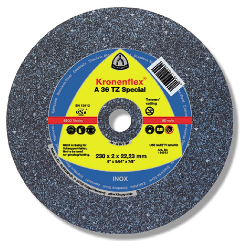 Cut Off Flat 4-1/2 x 5/16 x 7/8 A36tz Klingspor 136549