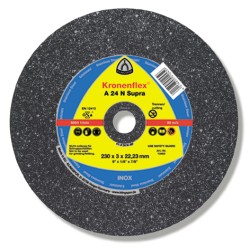 Grinding Disc Type 27 (Depressed Center) 9" x 1/4" (7mm) x 7/8" A24N for Aluminum Klingspor 13433