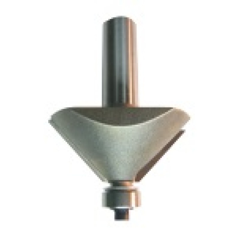102R4-45 Chamfer Bit 2 Flute 1/2" Cutting height 1/4" Shank 45° Angle