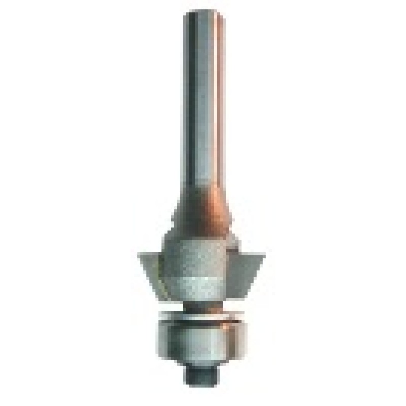 102RB-25 Bevel Trim Bit 2 Flute 1/4" Cutting Height 1/4" Shank 25° Angle
