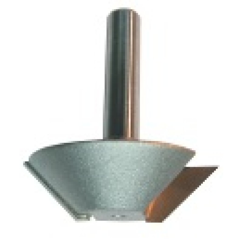 103RP4-45 Bevel Bit No Plunge 2 Flute 3/8" Cutting Height 1/4" Shank 45° Angle