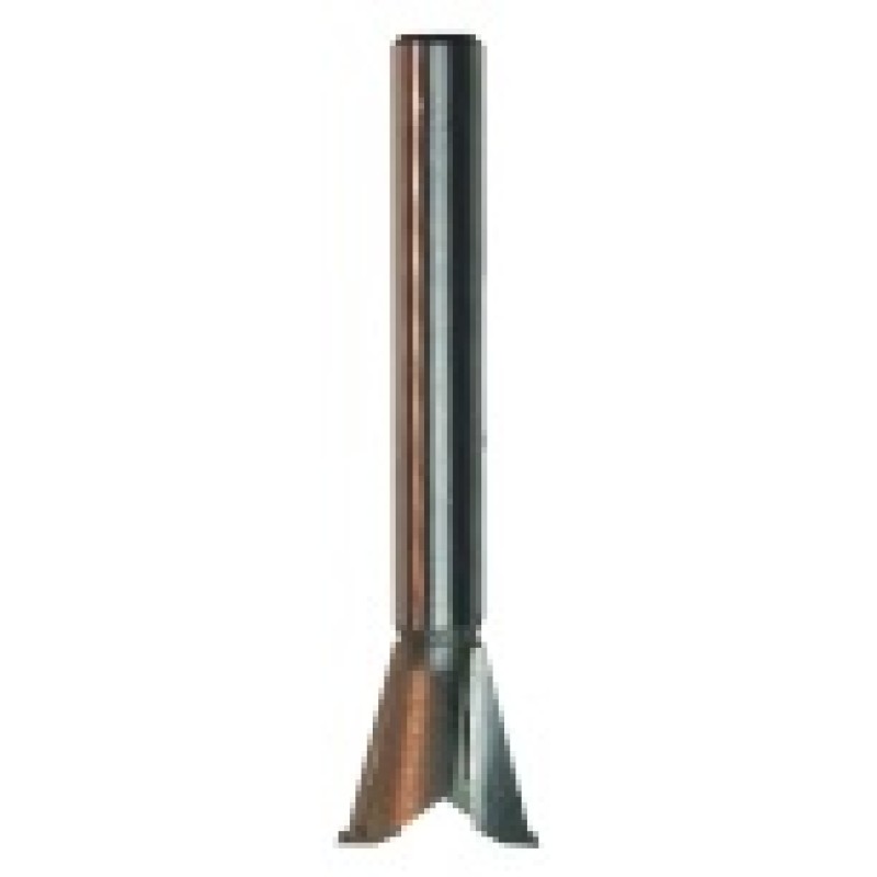 104R4-12SP Dovetail Bit 17/32" Cutting Height 9/16" & 1/2" Diameter 1/4" Shank 13° Angle