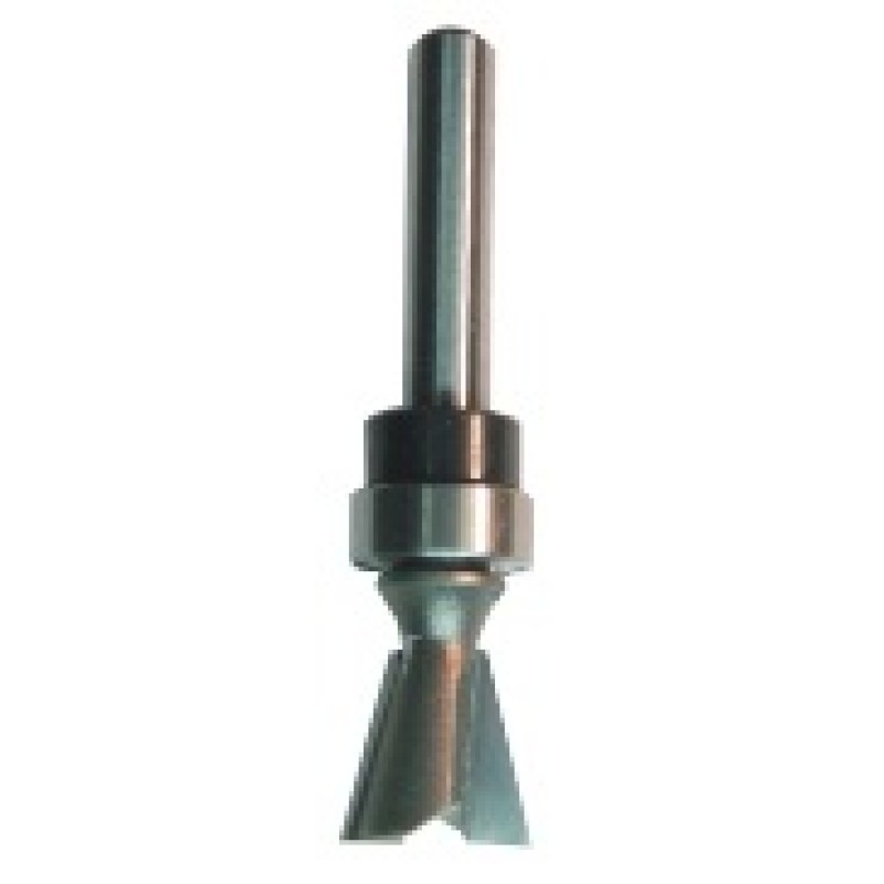 104RC4-12 Dovetail Bit 2 Flute 1/2" Cutting Height 1/2" Diameter 1/4" Shank 14° Angle
