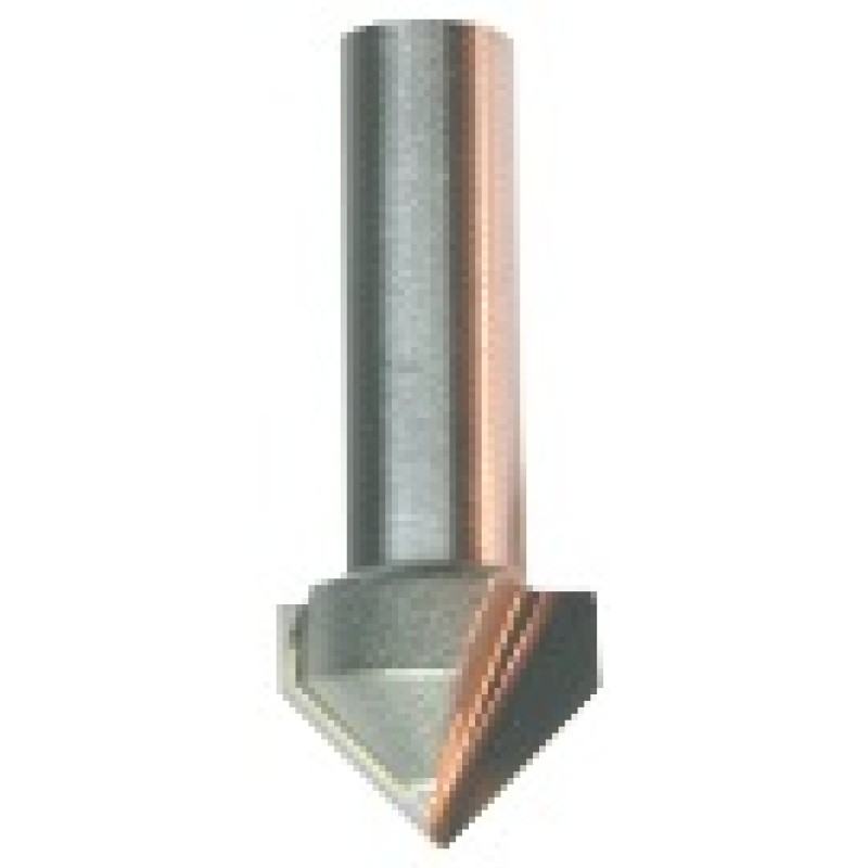 105R8-12 V-Groove Bit 2 Flute 1/2" Diameter 1/4" Depth 1/2" Shank 90° Angle