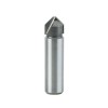 1/2" Dia Carbide Tipped 1/2" Shank 2" Length Folding V Groove Bit