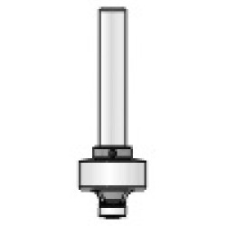109R3D-6 Corner Rounding 3D Bit 2 Flute 1/4" Radius 1/2" Shank
