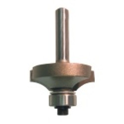 109RT4-30 Thumb Nail Bit 2 Flute 15/32" Radius 3/8" Cutting Height 1/4" Shank